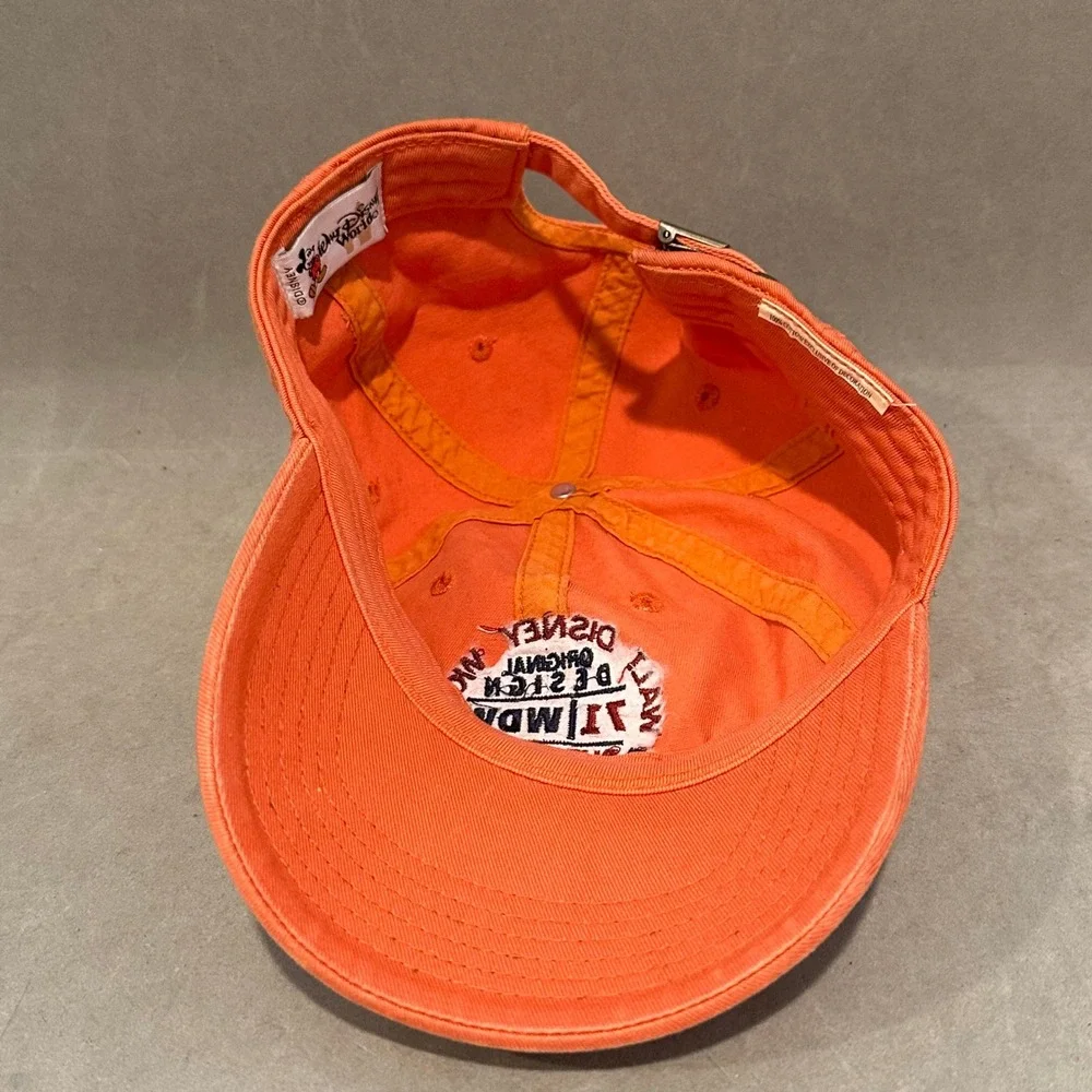 Walt Disney World Orange WDW Established 1971 Adjustable Baseball Hat Cap